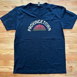 Next Level Apparel Black Provincetown Tee Sz L